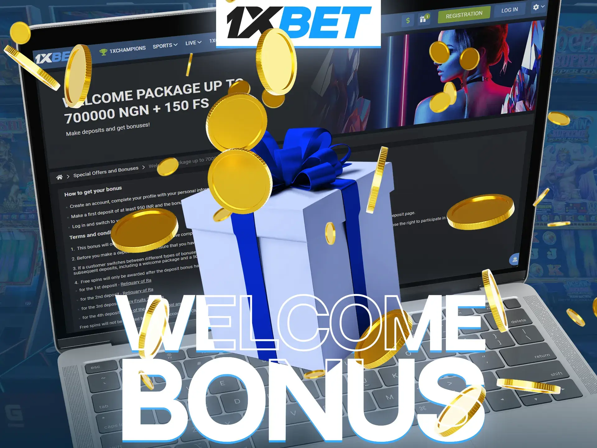 Take advantage of the 1xBet casino bonus that will increase your deposit and give you confidence.