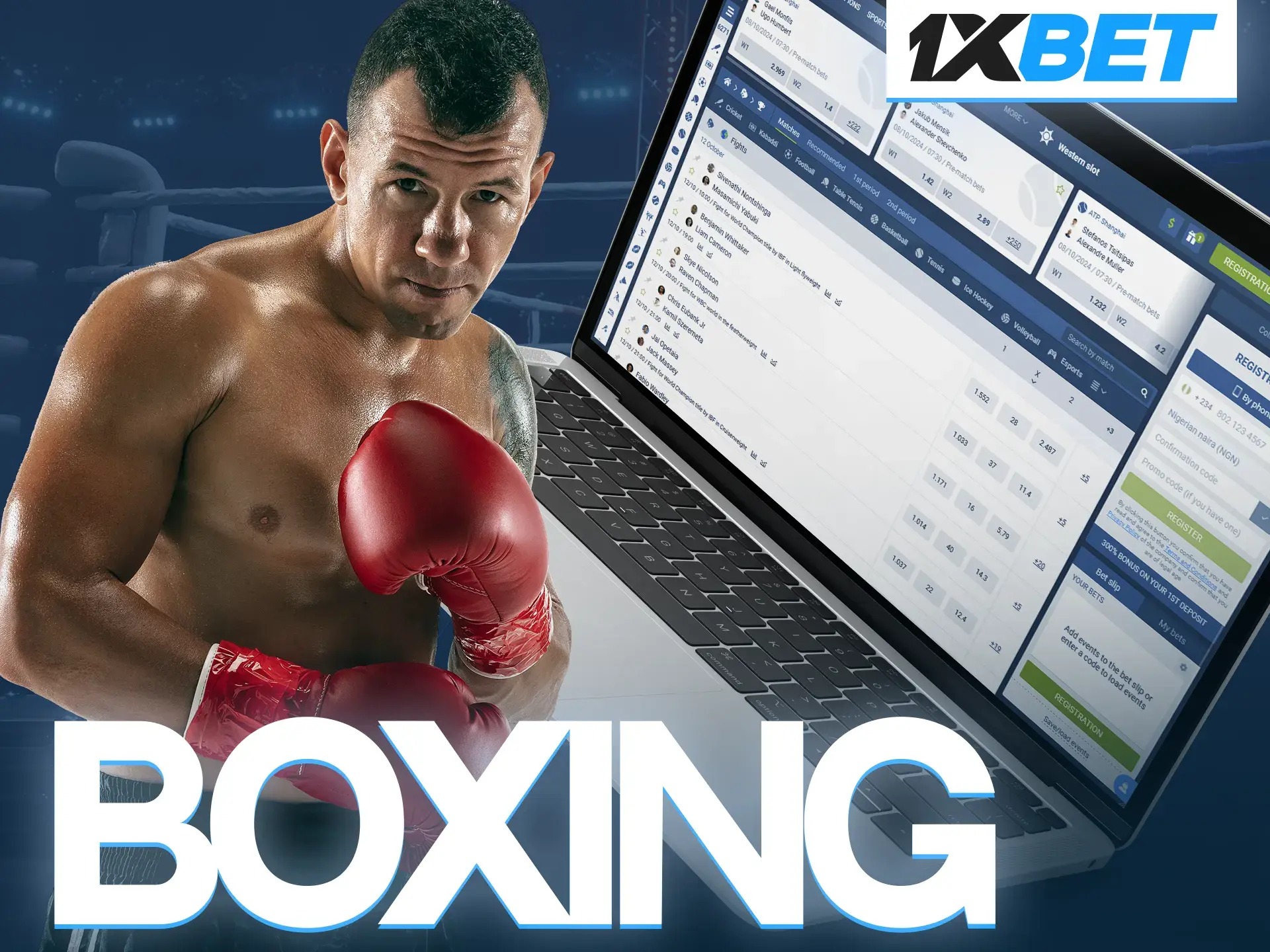 Follow the ranking of the best boxers and make educated decisions when betting at 1xBet.