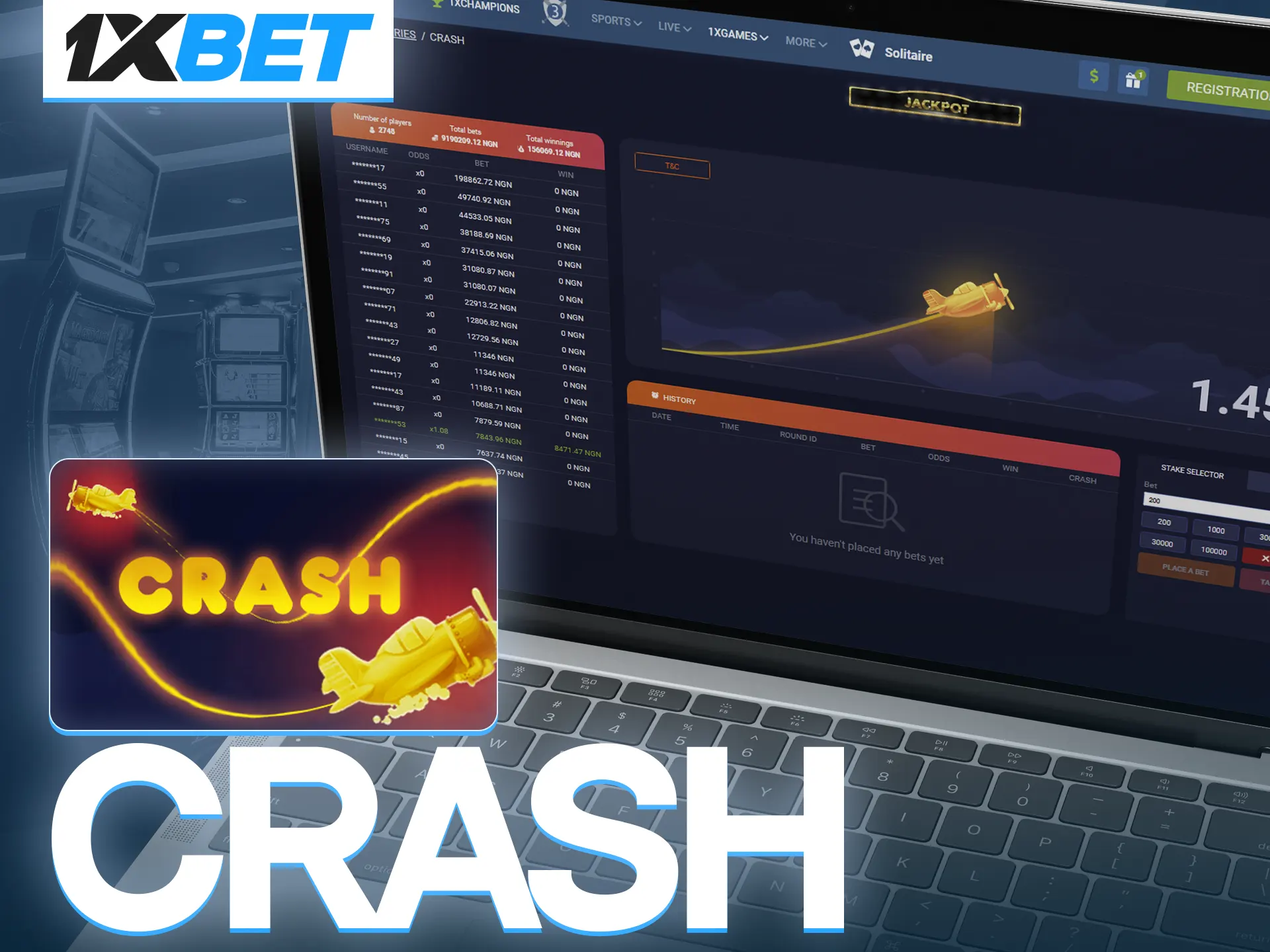 Be careful and make timely withdrawals when playing crash games from 1xBet.