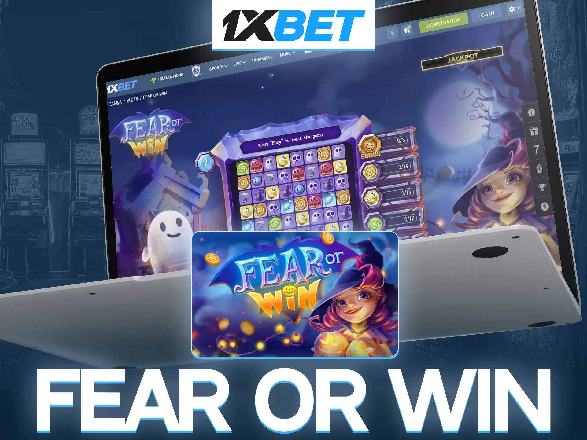 Fear or Win is one of the most popular games among 1xBet users.