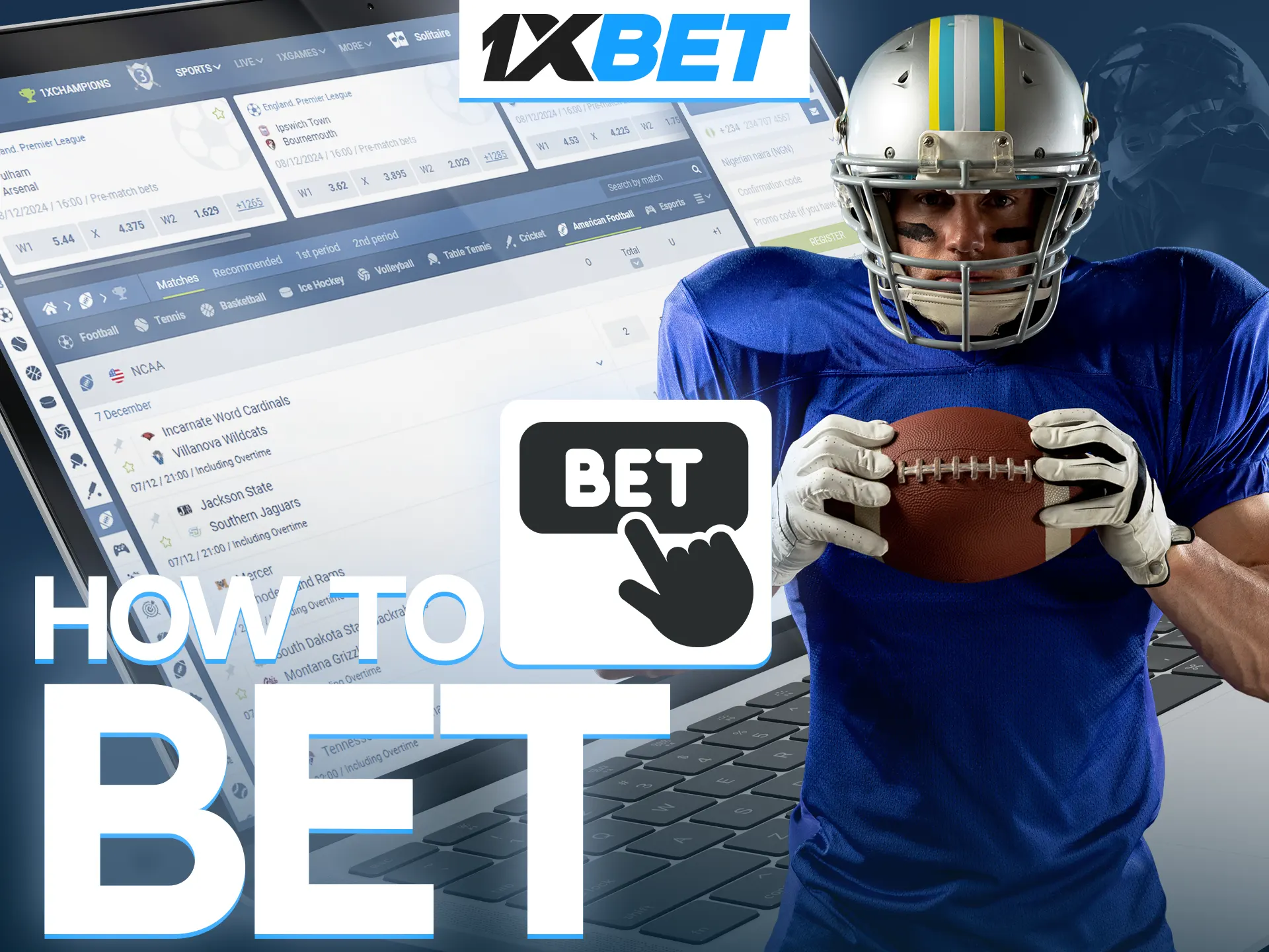 Make your predictions quickly and efficiently at 1xBet bookmaker.