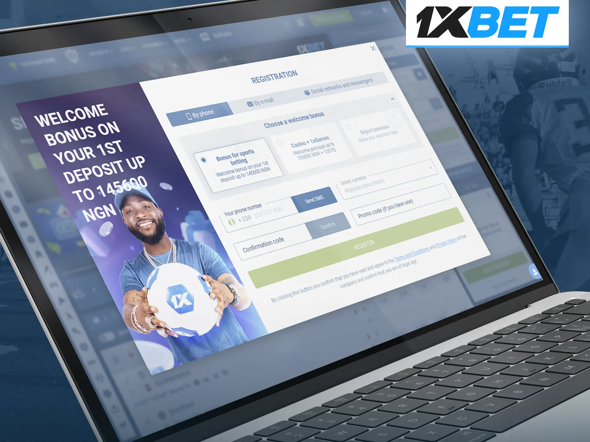 A simple account registration at 1xBet will allow you to quickly dive into American football betting.