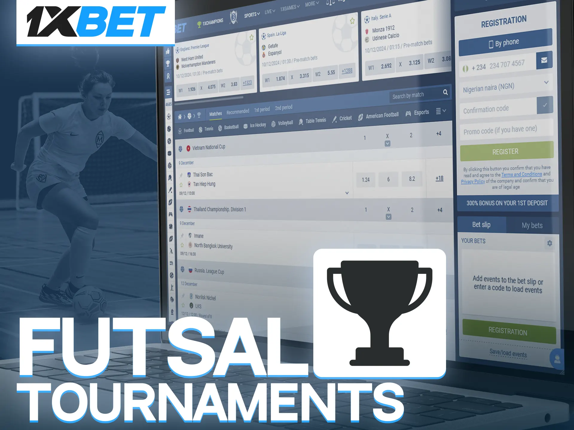 Learn futsal tournament rules to predict team wins when betting at 1xBet.