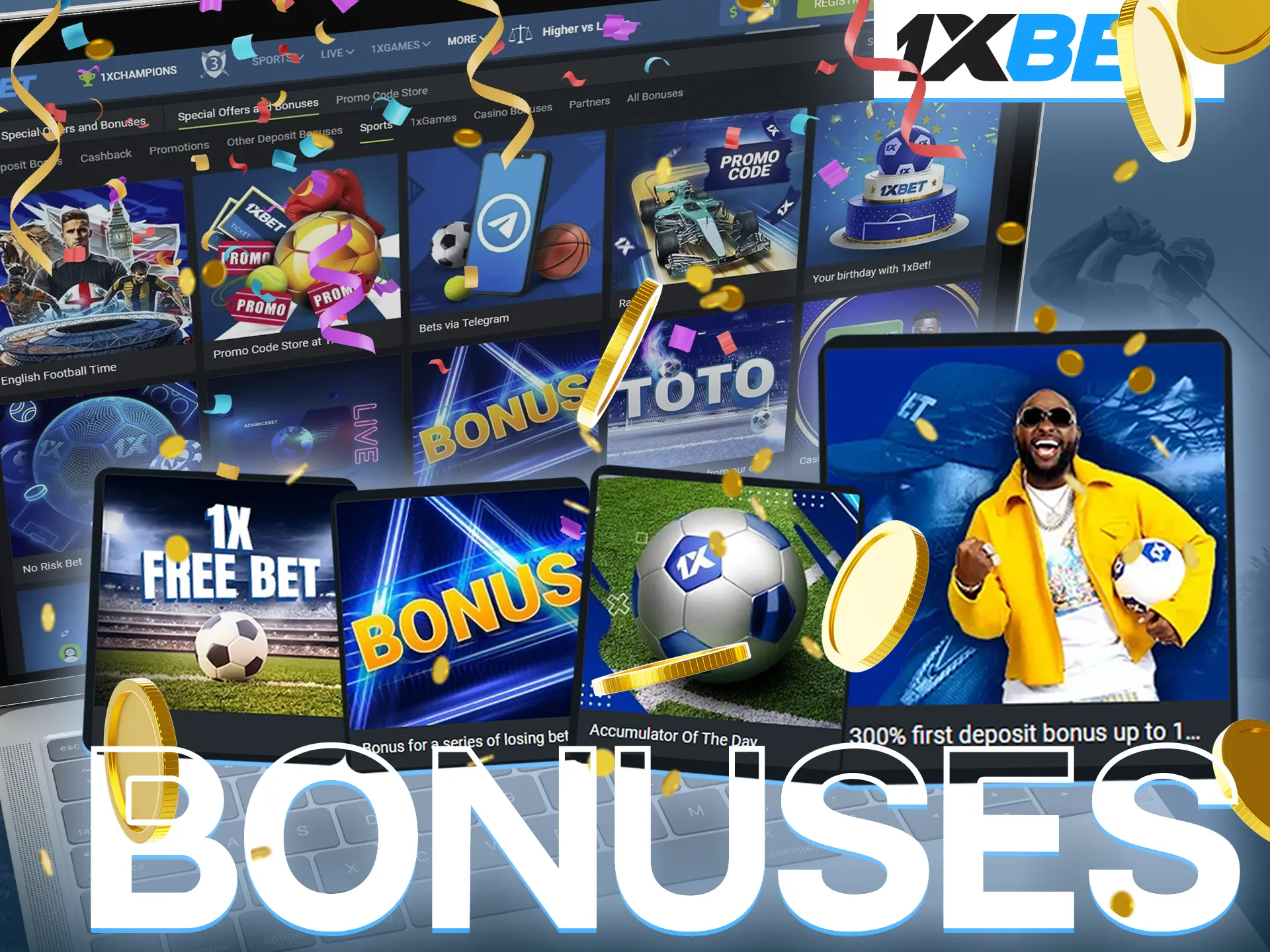 Learn how to effectively win back a bonus from the bookmaker 1xBet.